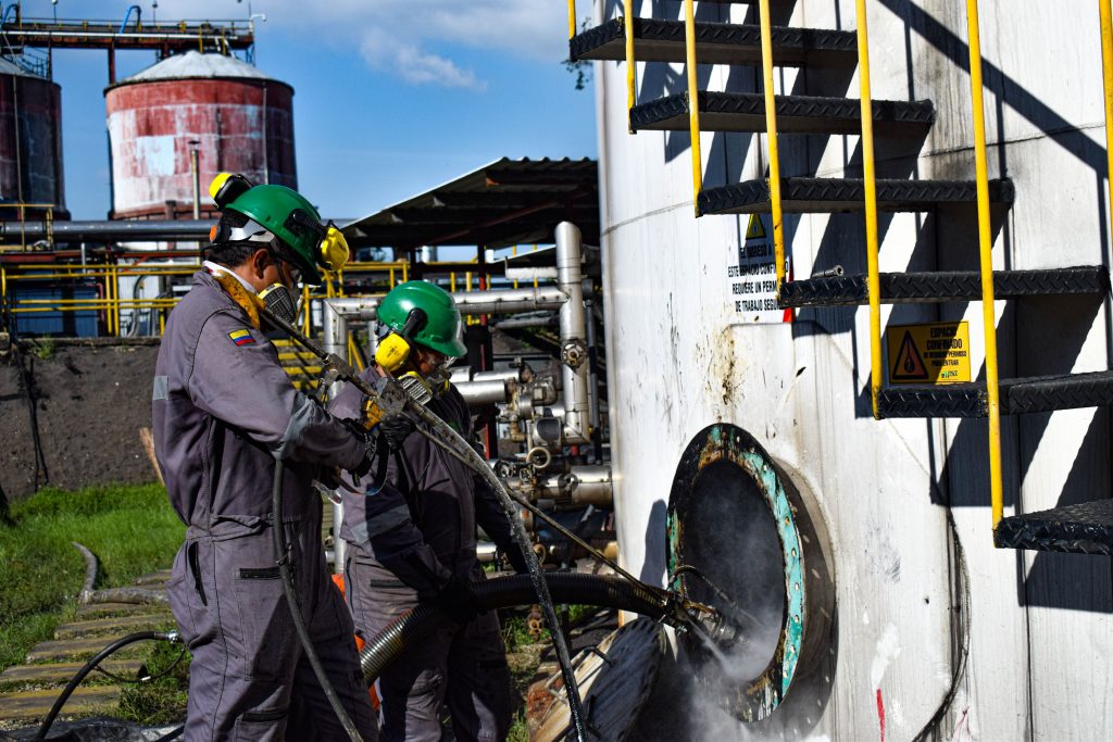 Limpieza de tanques